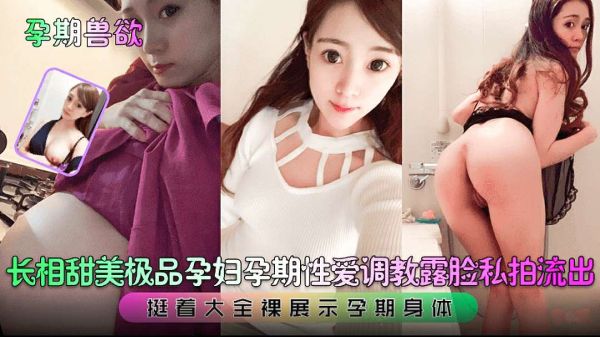 孕期调教极品人妻，巨乳大肚全裸内射私拍流出