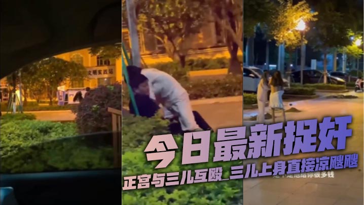 正宫撕逼小三！裸殴暴打巨乳，骚穴被狂扣喷水！