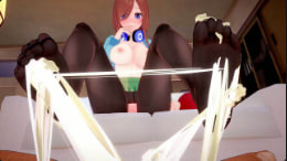 Miku酱被Yachin2调教成专用肉便器！幕布后疯狂内射