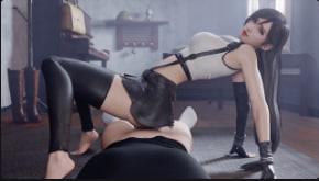 蒂法极品巨乳侧身女牛仔狂干内射